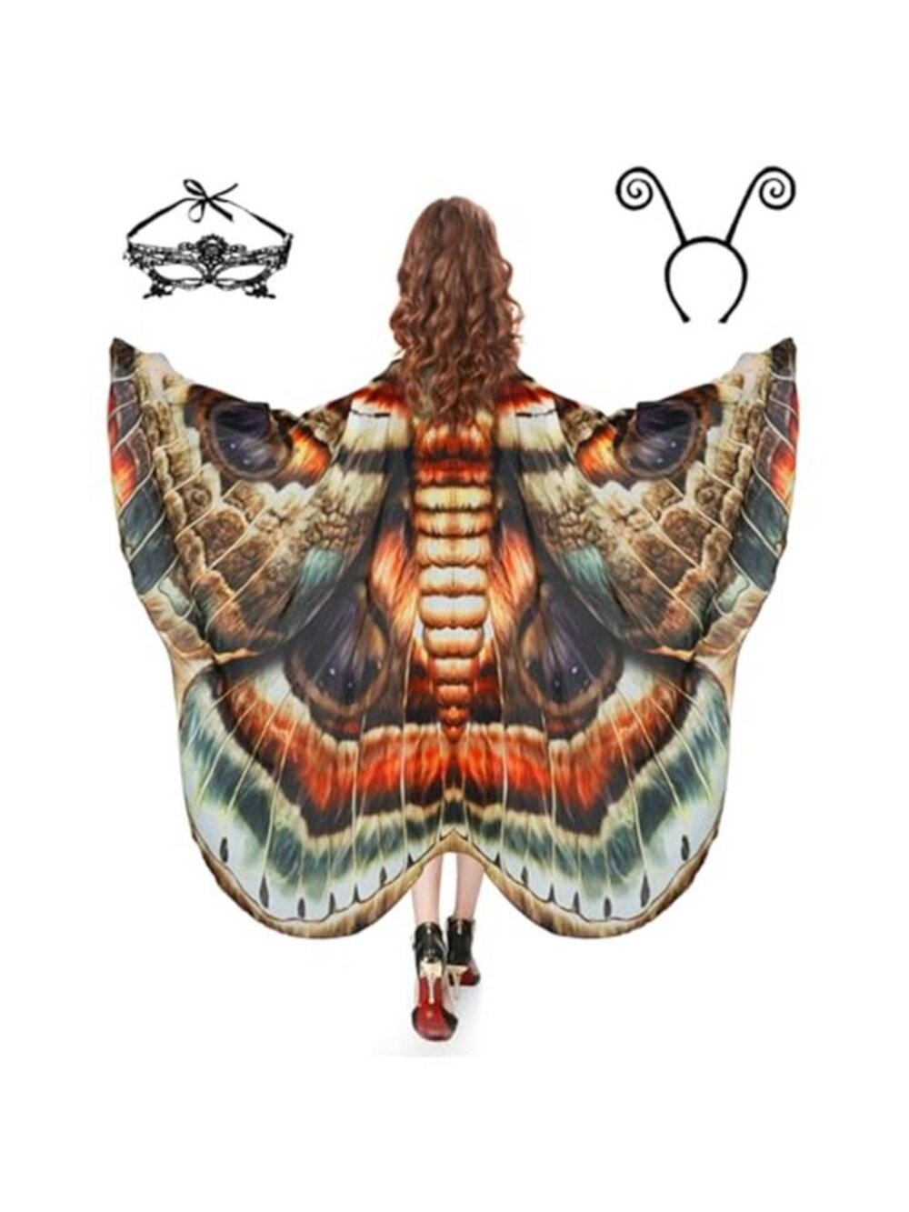 Butterfly&Moth Wings Cape Women Adult Halloween Costume